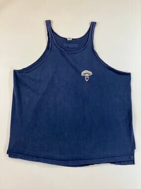 Vintage 1995 Beatnik Fungi To Be With Mushroom Tank Top XL USA 90s Psychedelic